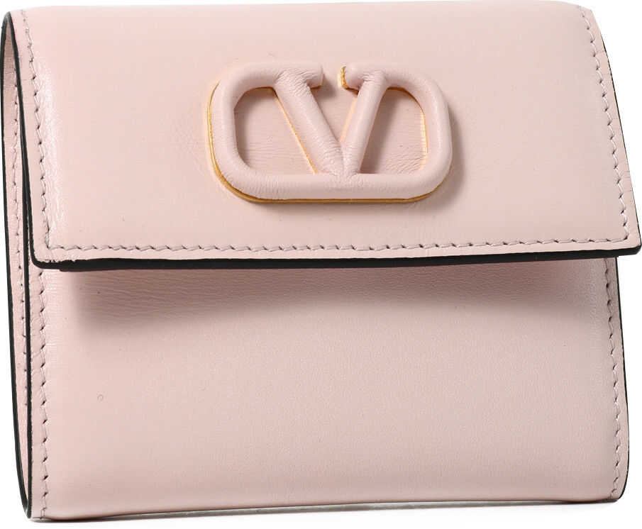 Valentino Garavani Vlogo Mini Wallet Pink