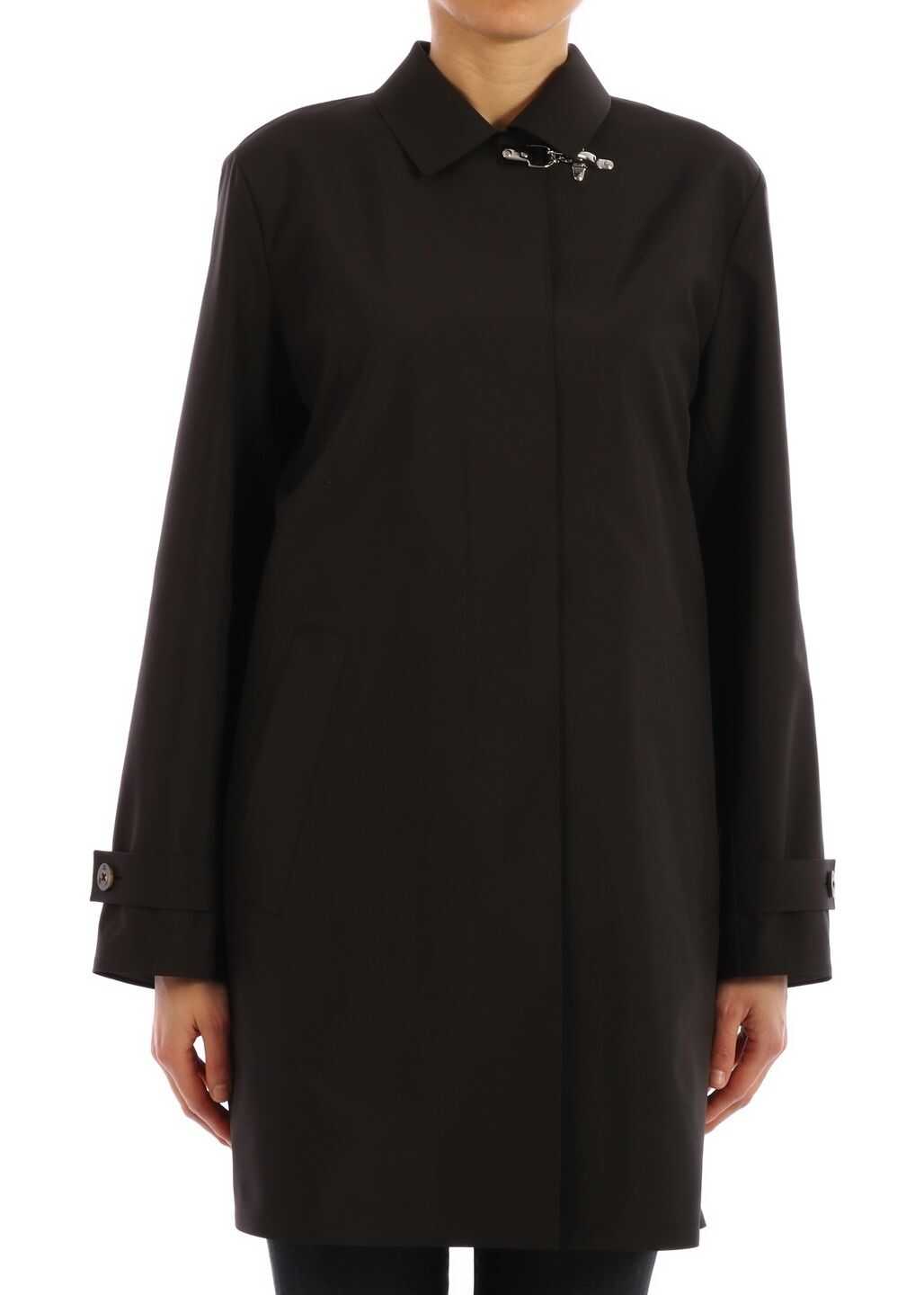 Fay Technical Trench Coat NAW61404370 RPE Black