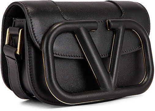 Valentino Garavani Small Supervee Shoulder Bag Black