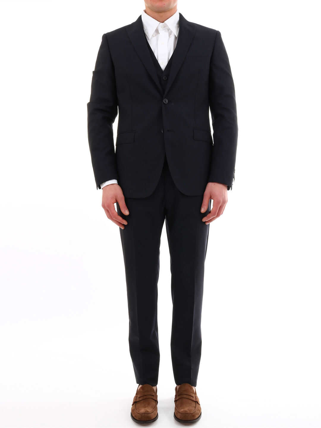 Tonello Micro-Pinstripe Suit 01AP231Y MI001 Blue