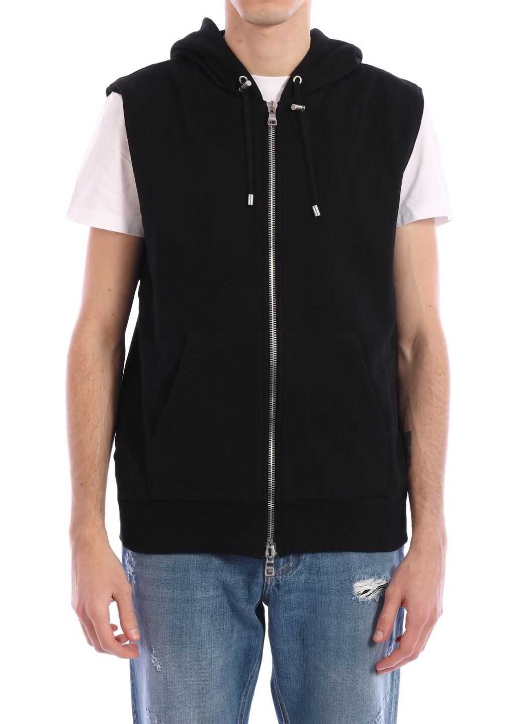 Balmain Vest Sweatshirt Black