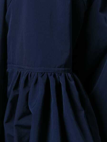 Rochii casual Calvin Klein 205W39NYC Lace Detail Bishop Dress BLUE Femei (BM 7649782) 5