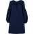 Calvin Klein 205W39NYC Lace Detail Bishop Dress BLUE