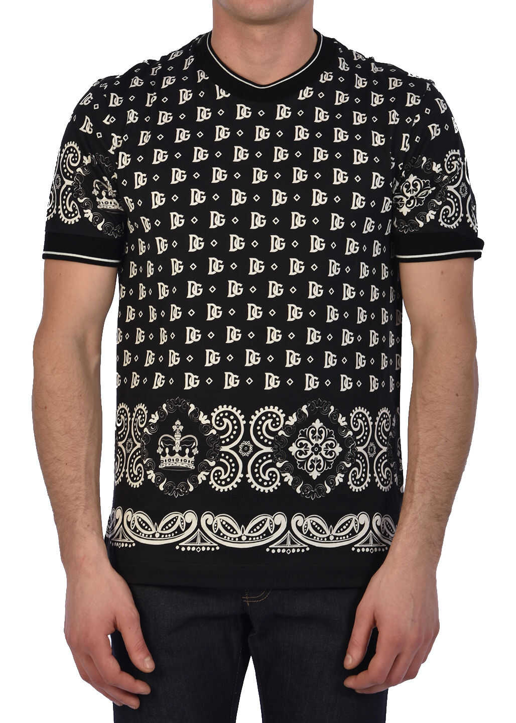 Dolce & Gabbana Bandana T-Shirt Black