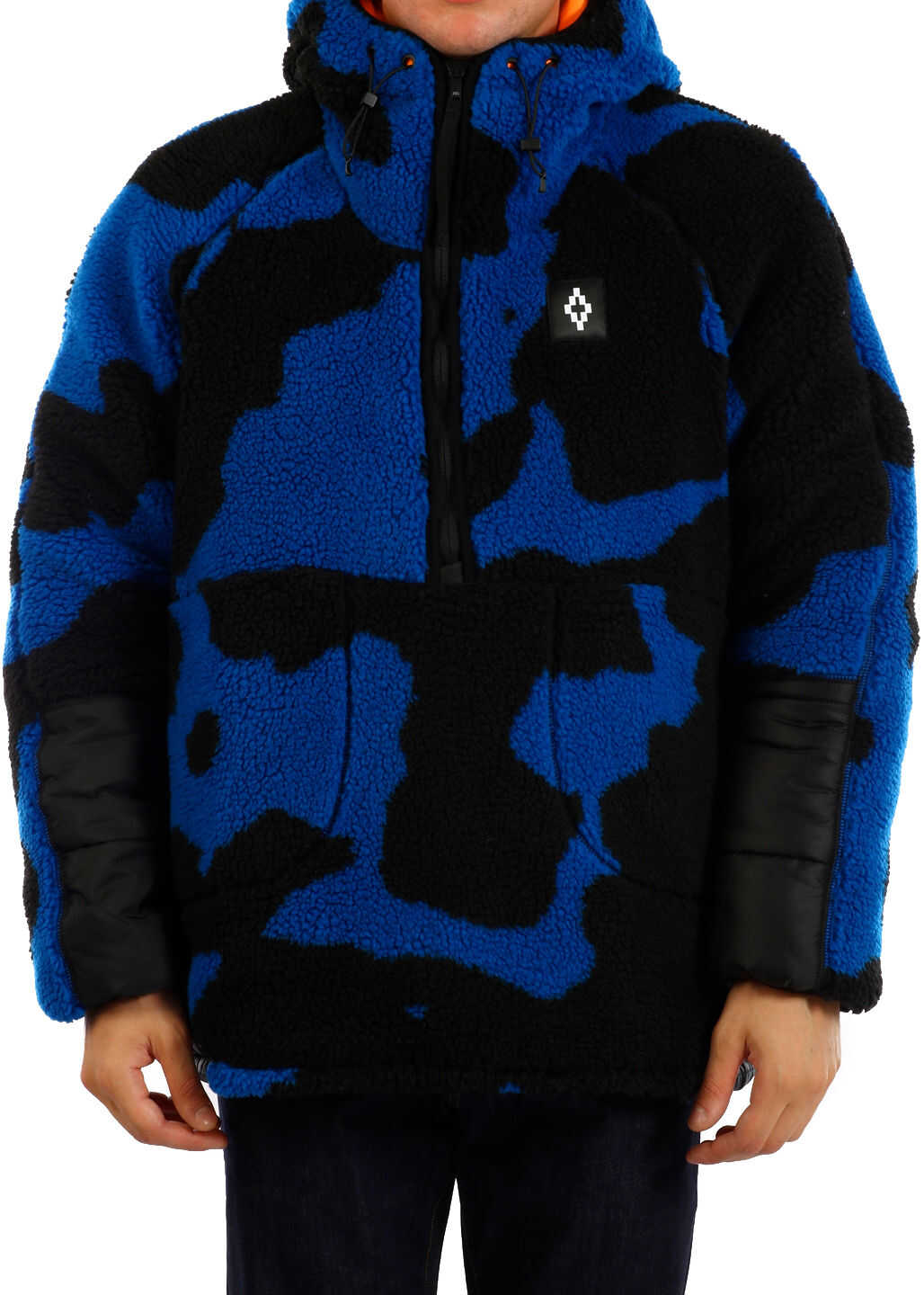 Marcelo Burlon Camouflage Sherling Bomber Blue