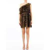 Rochii elegante Silk Dress Animal Print Femei