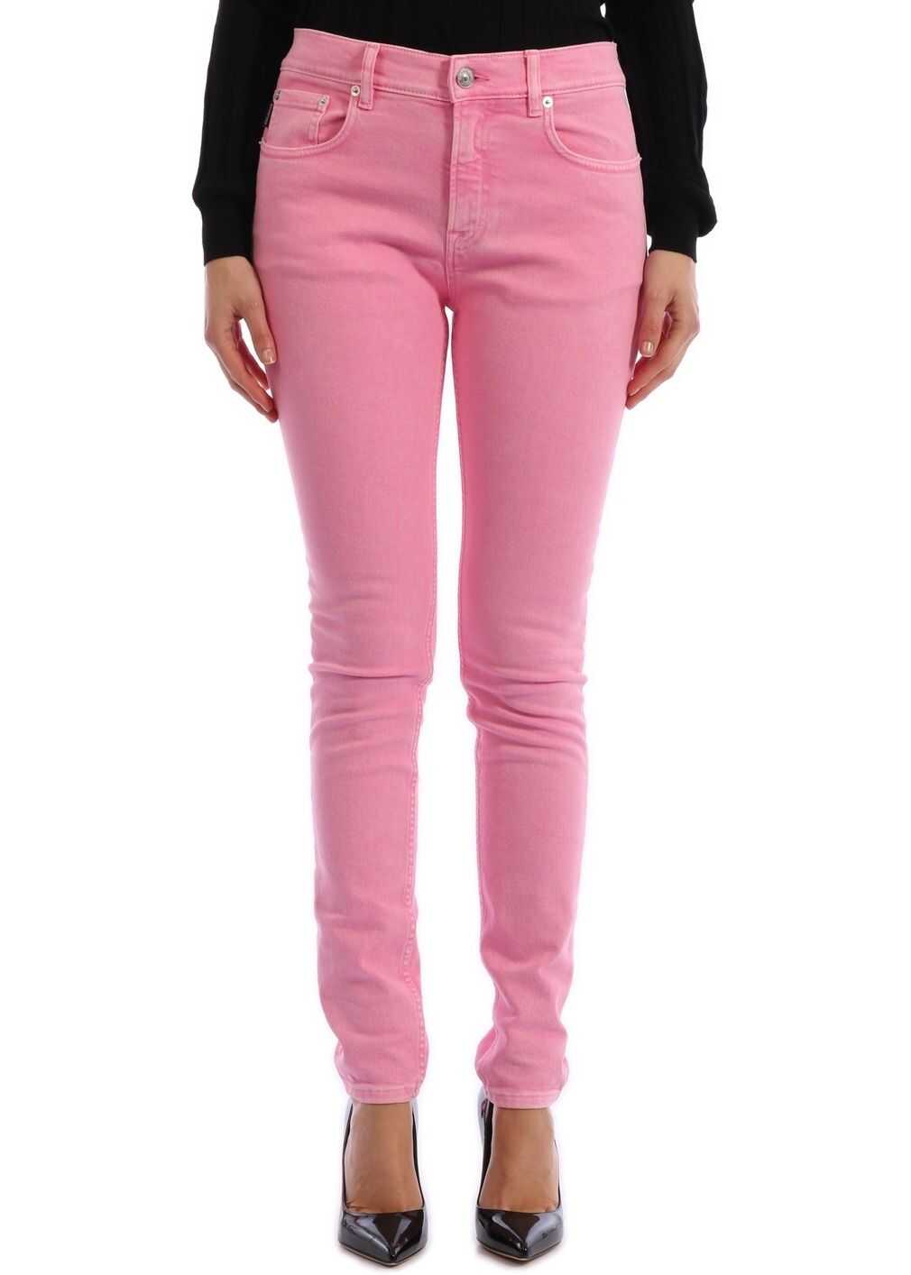 Balenciaga Denim Skinny Jeans Pink