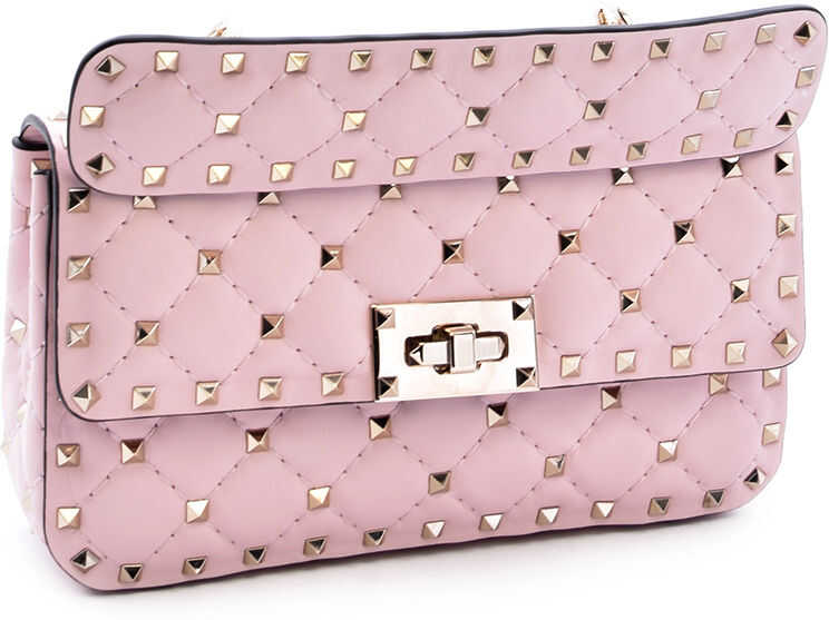 Valentino Garavani Rockstud Spike Bag Small Pink