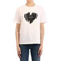 Tricouri T-Shirt Heart Print Femei