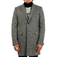 Paltoane Gray Wool Coat Barbati