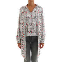 Camasi Silk Shirt Bonjour Paris Femei