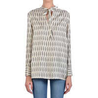 Camasi Silk Shirt Logo Femei