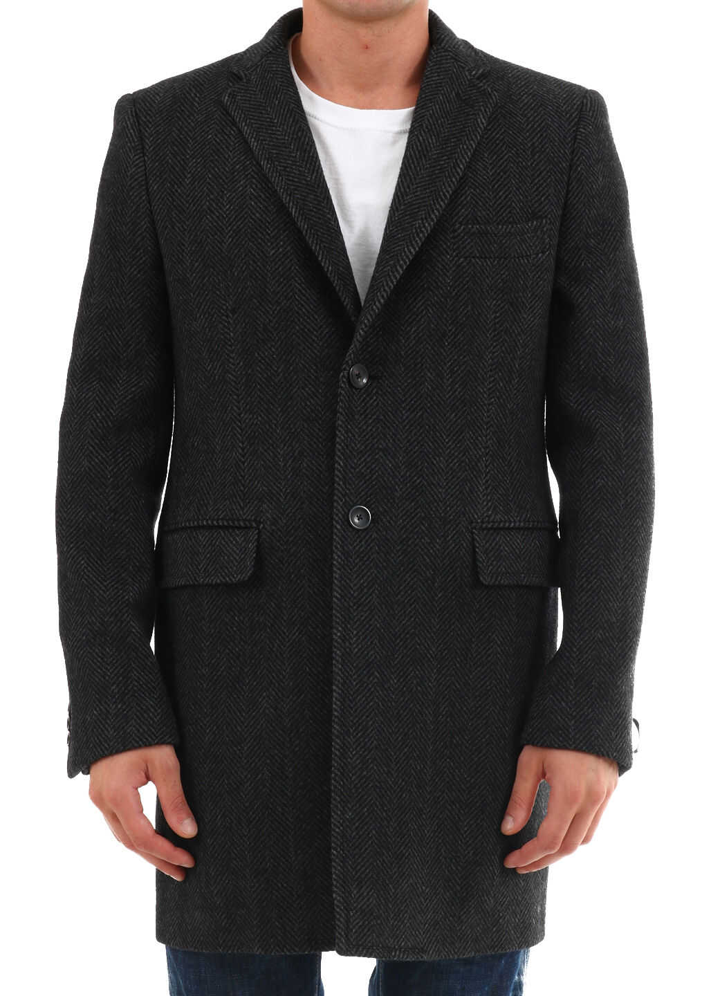 Tonello Dark Gray Coat 01C0401 7081R Grey