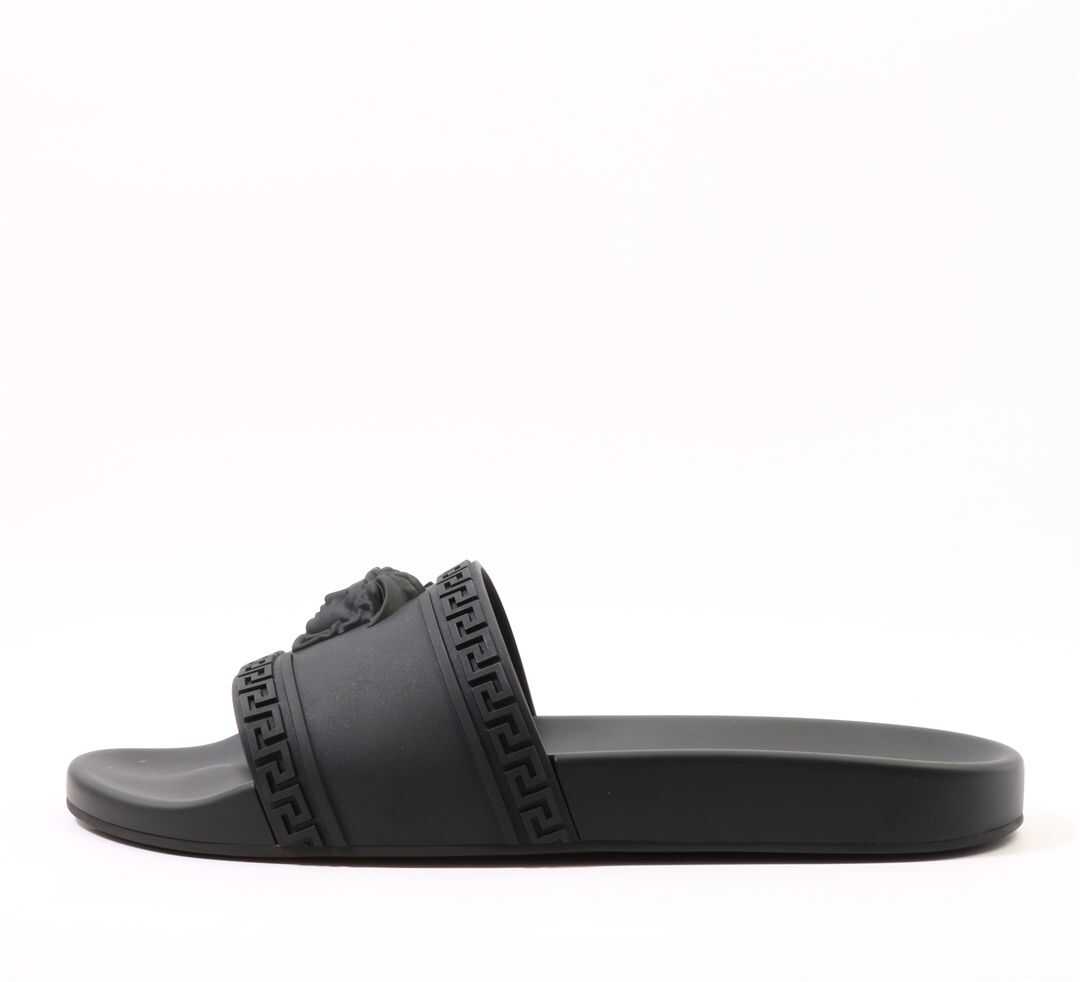 Versace Medusa Slippers Black