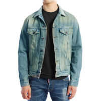 Bomber jacket Airport Tape Denim Jacket Barbati