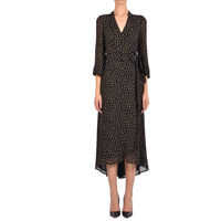 Rochii elegante Printed Georgette Wrap Dress Femei
