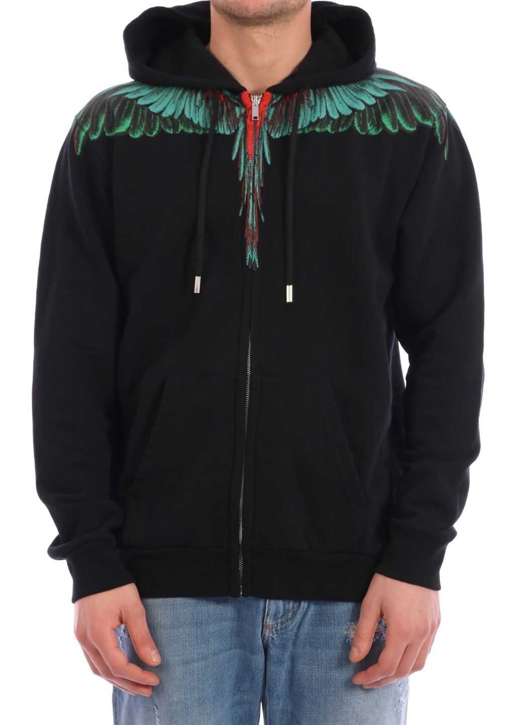 Marcelo Burlon Sweatshirt Wings Black