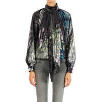 Camasi Sequin Mesh Blouse Femei