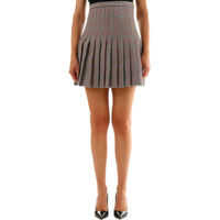 Fuste Checked Pleated Mini Skirt Femei