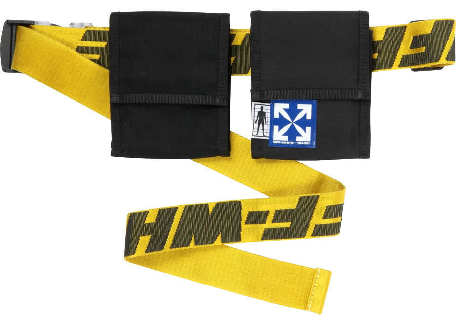 Off-White Pocket Fanny Pack Black Black/yellow