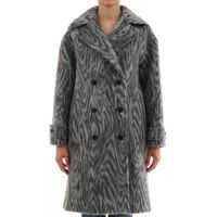 Paltoane Coats White/Black Femei