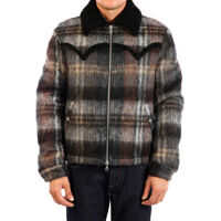 Geci de iarna Plaid Short Trench Coat Barbati