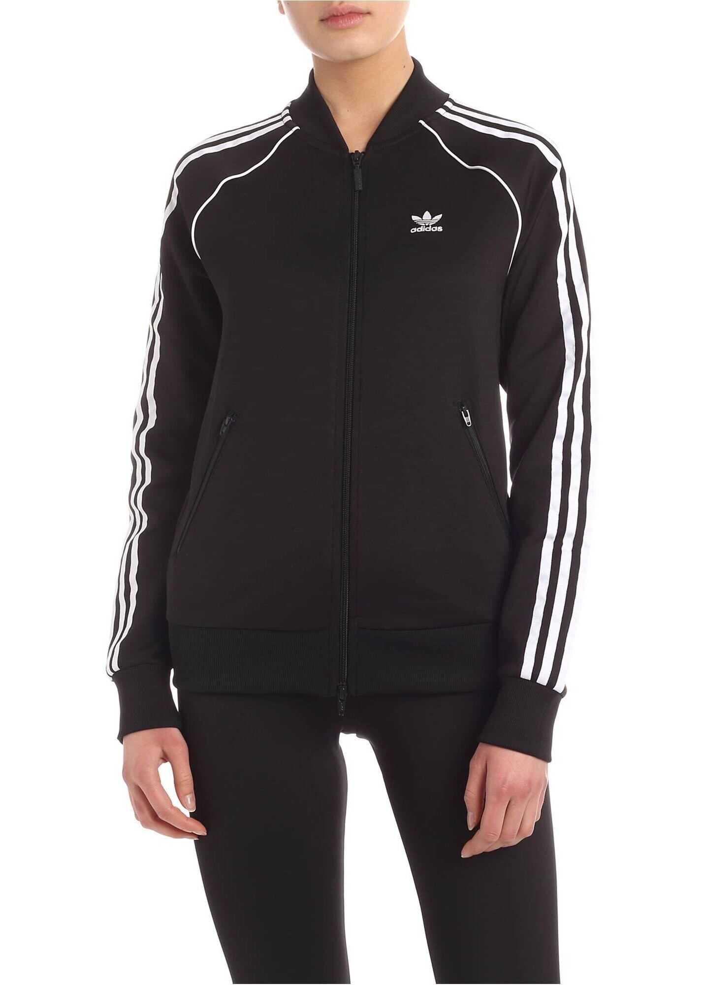 adidas Originals Track Sst Sweatshirt In Black* Black