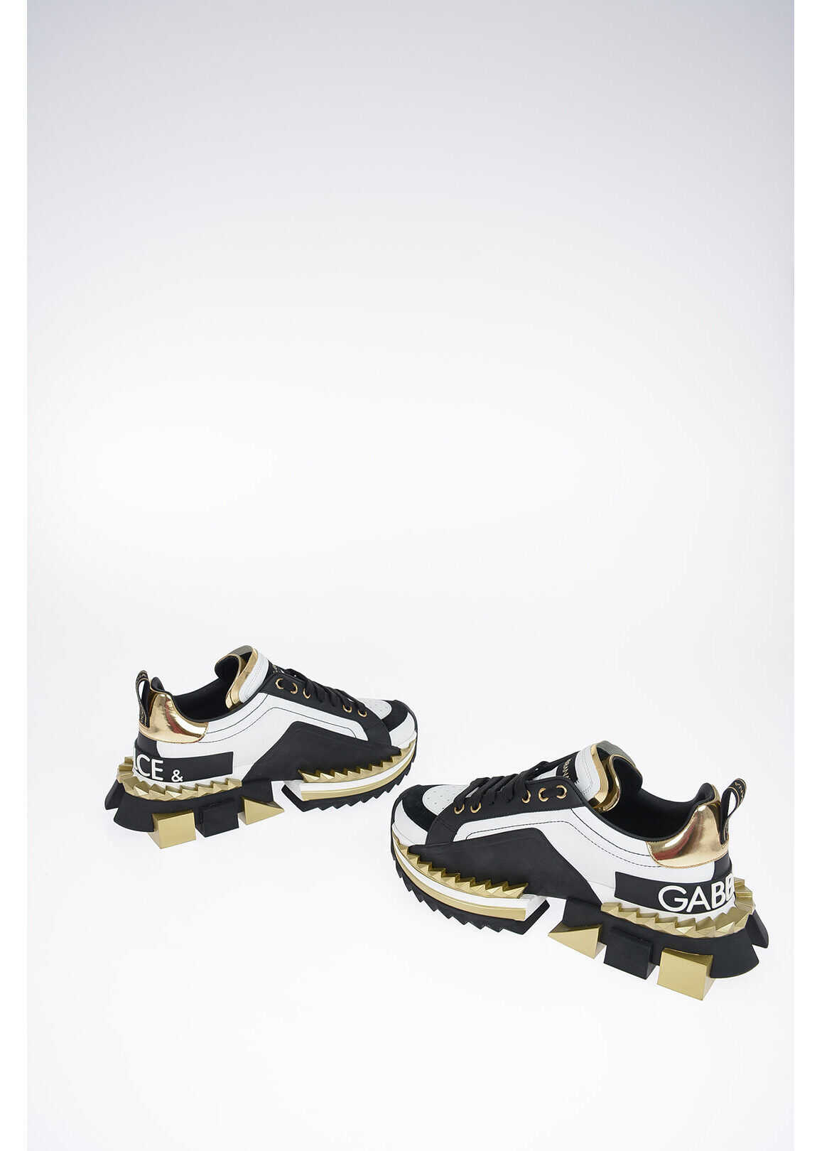 Dolce & Gabbana Leather SUPERKING Sneakers MULTICOLOR