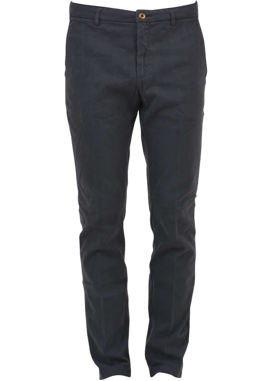Department Five Lead Metal Chino Trousers Grey