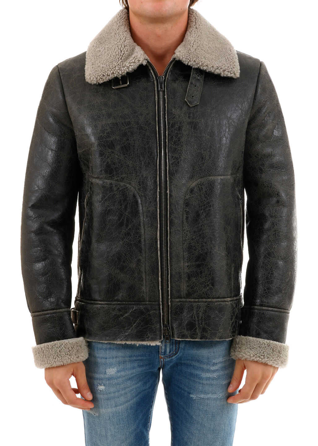 Salvatore Santoro Leather Jacket Black
