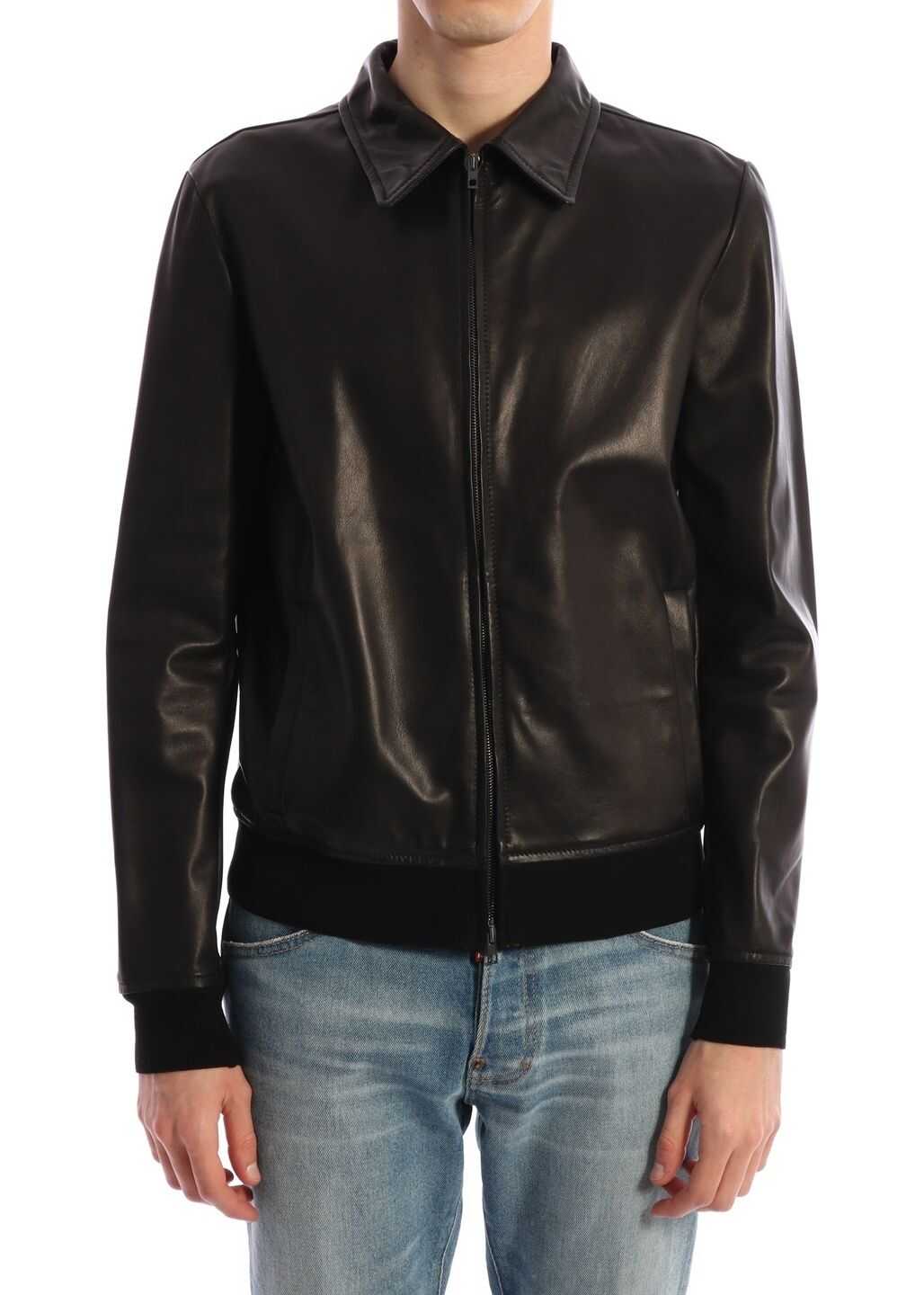Salvatore Santoro Leather Jacket 38543 LABI Black