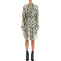 Rochii elegante Silk Dress Geometric Print Femei