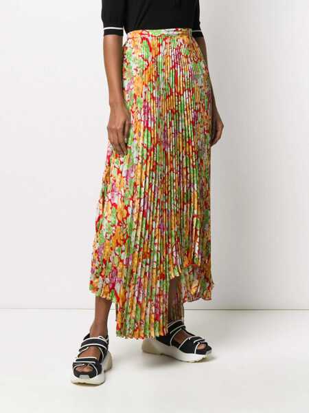 Fuste Plan C Floral Pliss Skirt MULTICOLOR Femei (BM 7656142) 3