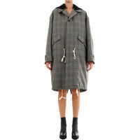 Geci Parka Checked Gray Parka Femei