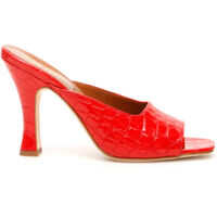 Sandale Crocodile Print Mules Femei