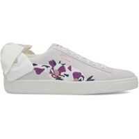 Sneakers Suede Bow Flowery White 367812-01 Femei