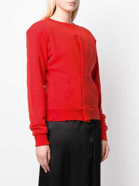 Bluze de trening Unravel Crew Neck Sweatshirt RED Femei (BM 7659109) 3