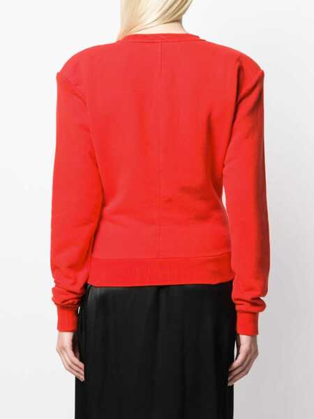 Bluze de trening Unravel Crew Neck Sweatshirt RED Femei (BM 7659109) 4