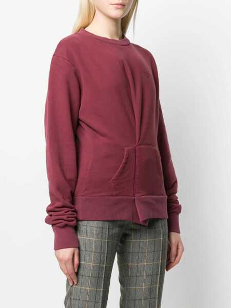 Bluze de trening Unravel Crew Neck Sweatshirt BORDEAUX Femei (BM 7659112) 3
