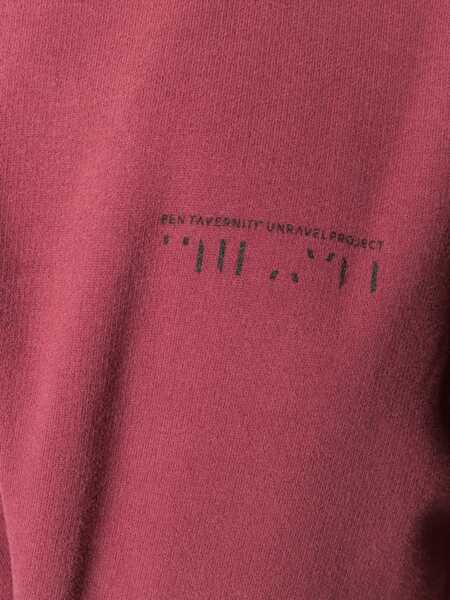 Bluze de trening Unravel Crew Neck Sweatshirt BORDEAUX Femei (BM 7659112) 5