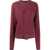 Unravel Crew Neck Sweatshirt BORDEAUX