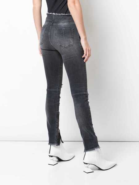Blugi skinny Unravel Skinny Fit Jeans BLACK Femei (BM 7659139) 4