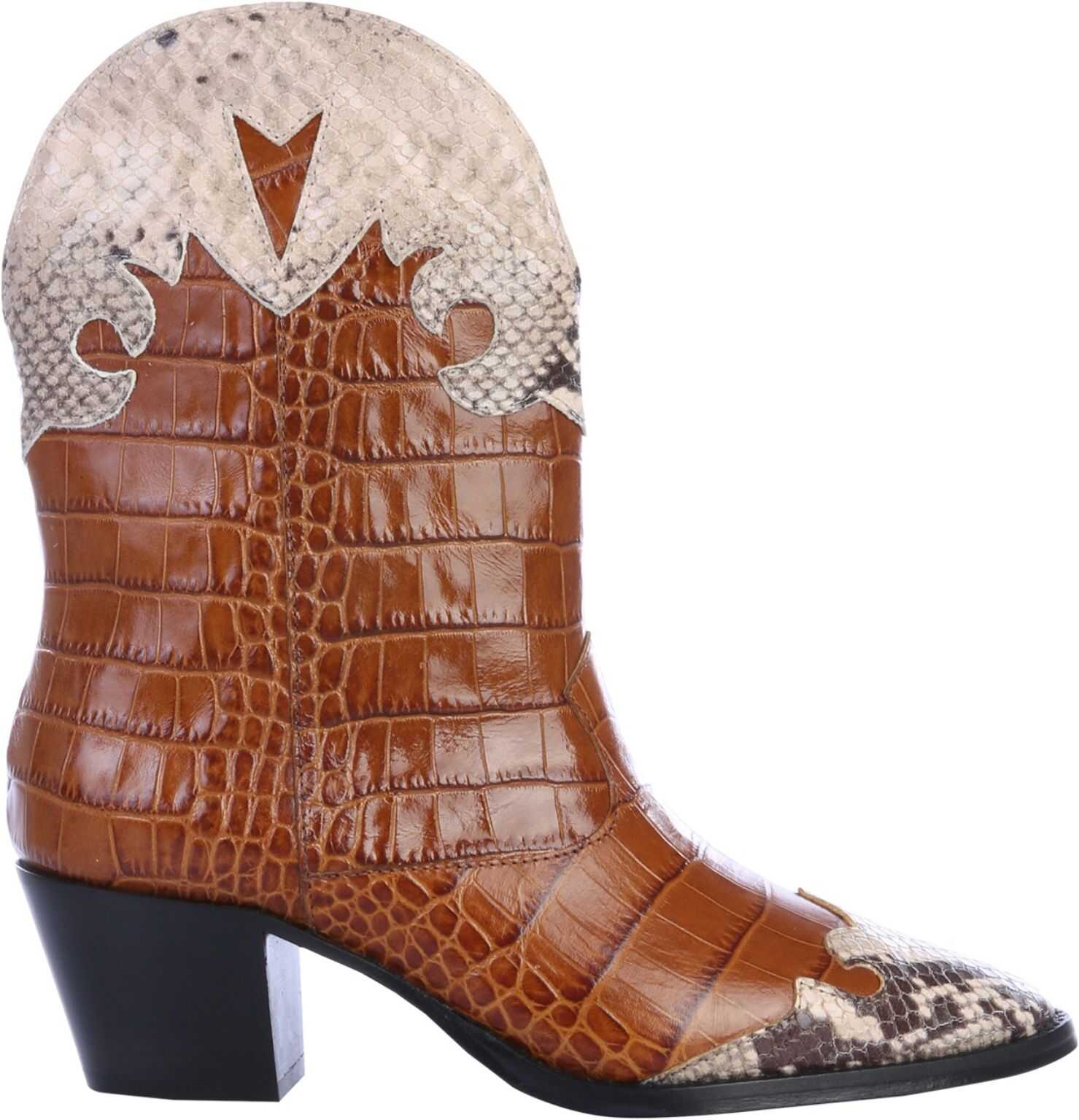 Crocodile Print Boot