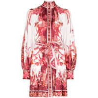 Rochii elegante Tie-Waist Mini Dress Femei