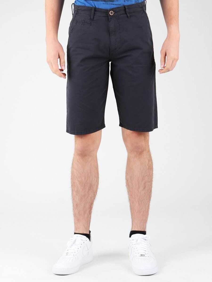 Pantaloni scurti Wrangler Chino Shorts W14MLL49I Navy Barbati (BM 7661638) 3