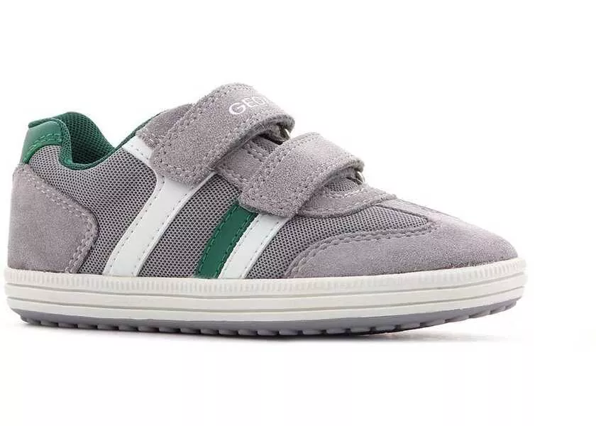Sneakers Geox J Vita B Grey/Green/White Baieti (BM 7662922) 2