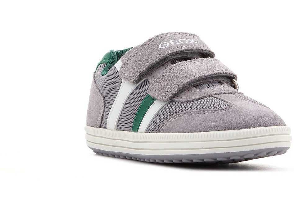 Sneakers Geox J Vita B Grey/Green/White Baieti (BM 7662922) 3