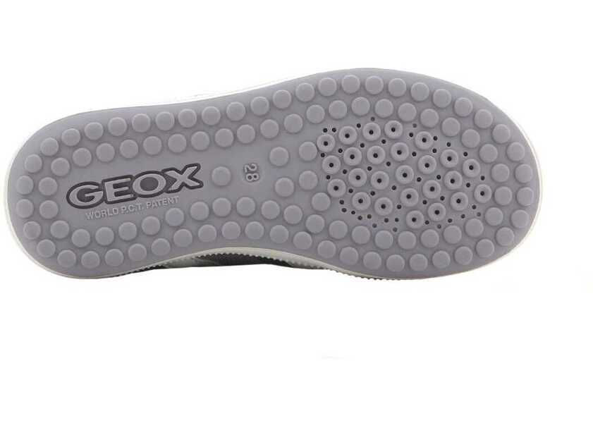 Sneakers Geox J Vita B Grey/Green/White Baieti (BM 7662922) 9