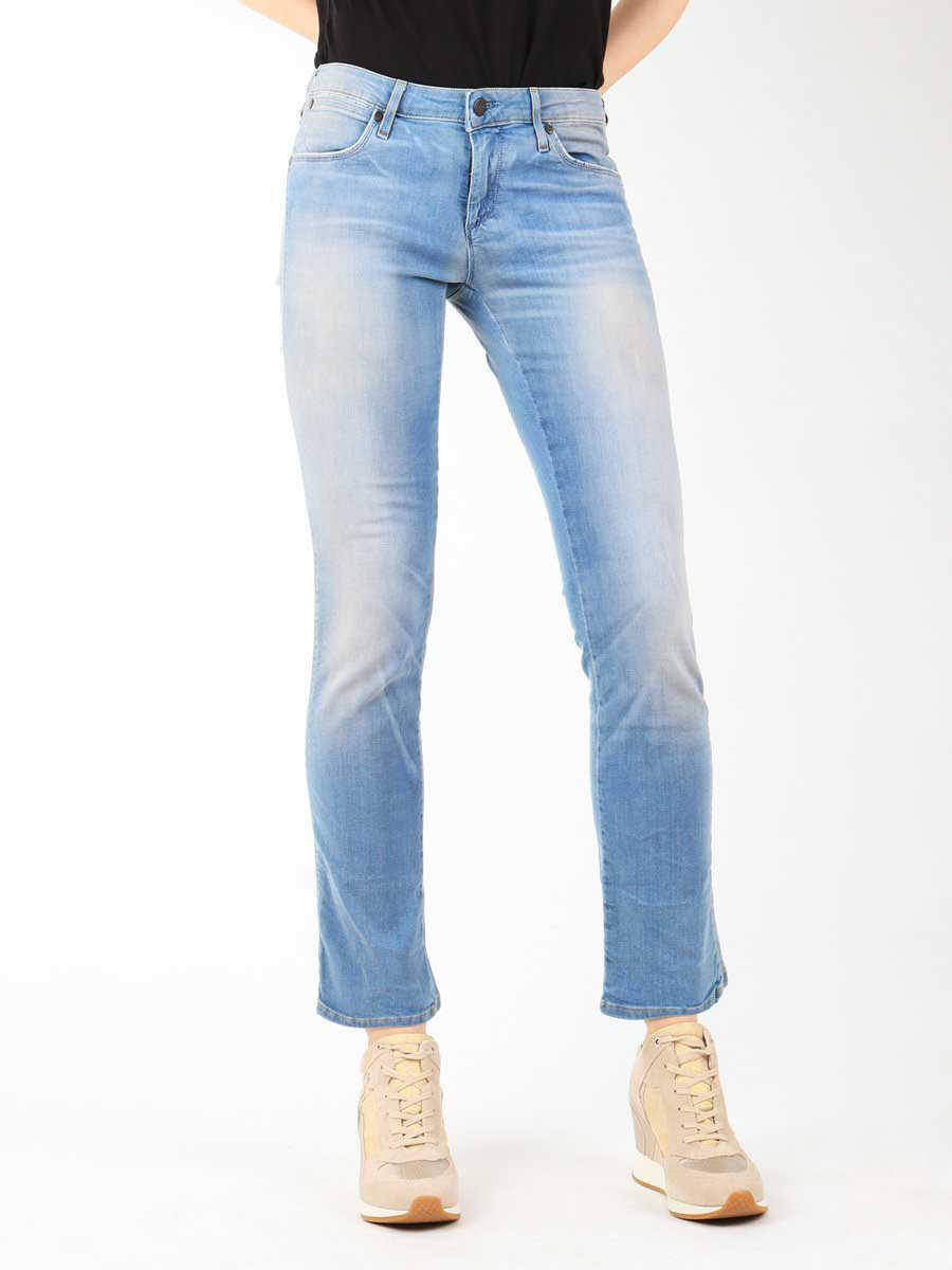 Blugi skinny Wrangler Jeans Vintage Dusk 258ZW16M Blue Femei (BM 7665481) 2