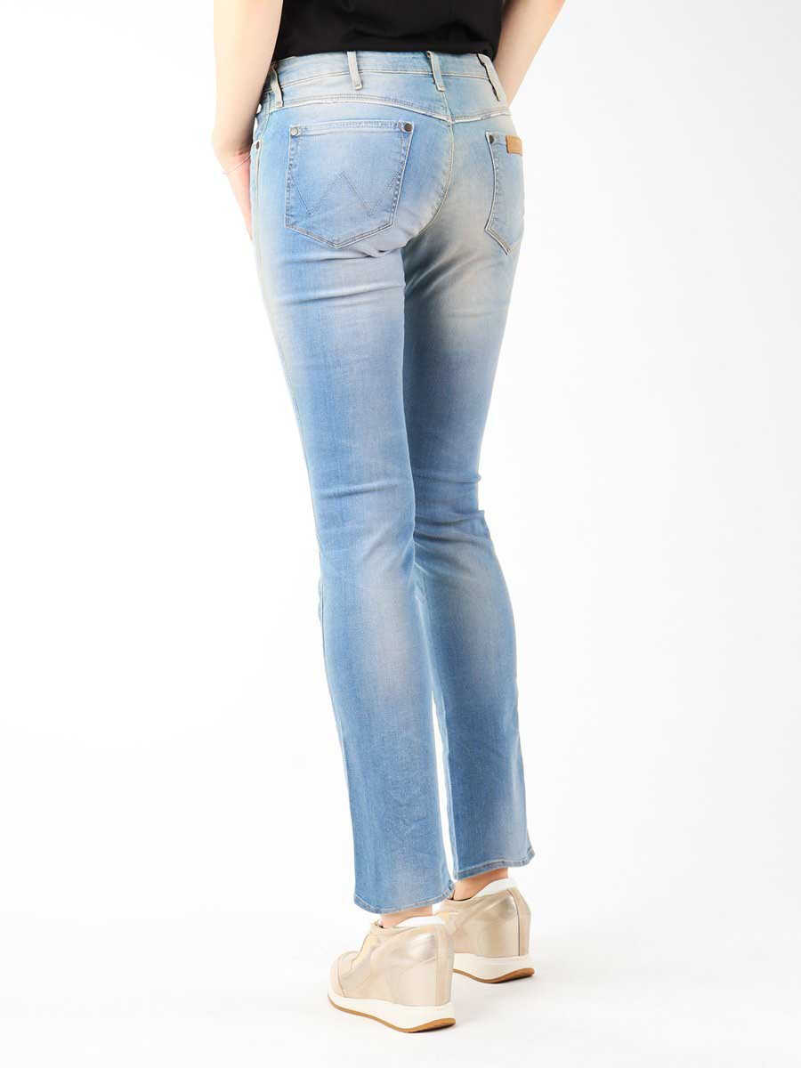 Blugi skinny Wrangler Jeans Vintage Dusk 258ZW16M Blue Femei (BM 7665481) 3